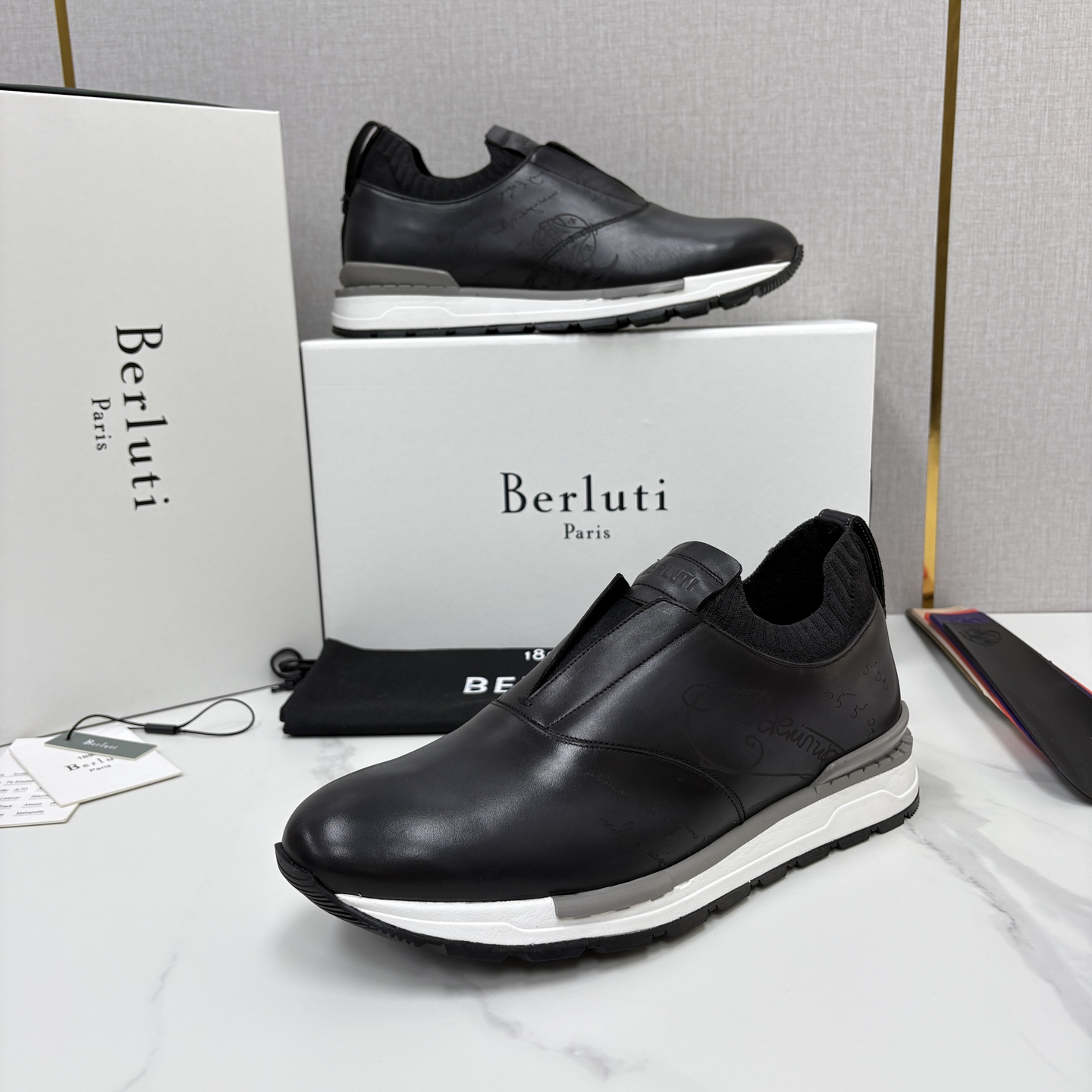 💋💍Berlut* 布鲁提 升级版可做第三代私模大底 Fast Track皮革运动鞋 官方 16700 最新款男士休 💋💍Berlut* 布鲁提 升级版可做第三代私模大底 Fast Track皮革运动鞋 官方 16700 最新款男士休