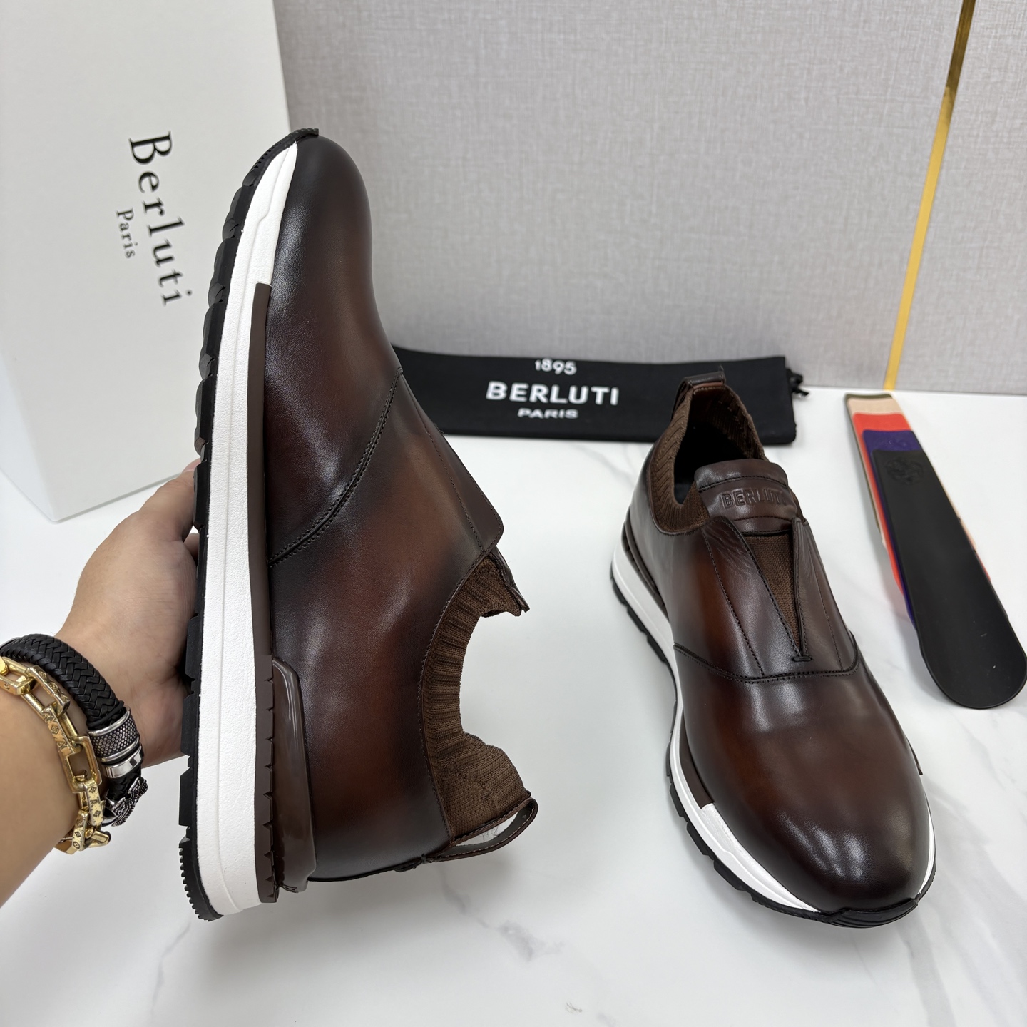💋💍Berlut* 布鲁提 升级版可做第三代私模大底 Fast Track皮革运动鞋 官方 16700 最新款男士休 💋💍Berlut* 布鲁提 升级版可做第三代私模大底 Fast Track皮革运动鞋 官方 16700 最新款男士休