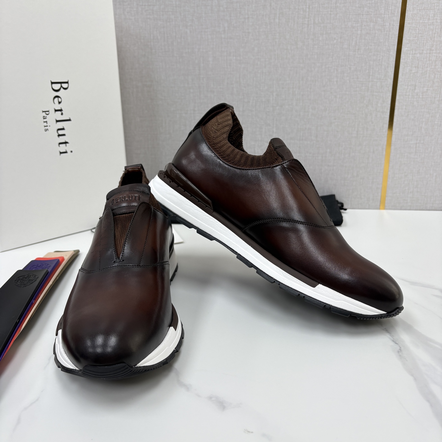 💋💍Berlut* 布鲁提 升级版可做第三代私模大底 Fast Track皮革运动鞋 官方 16700 最新款男士休 💋💍Berlut* 布鲁提 升级版可做第三代私模大底 Fast Track皮革运动鞋 官方 16700 最新款男士休