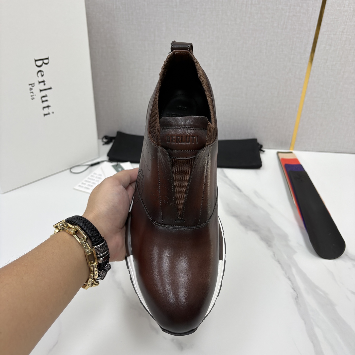 💋💍Berlut* 布鲁提 升级版可做第三代私模大底 Fast Track皮革运动鞋 官方 16700 最新款男士休 💋💍Berlut* 布鲁提 升级版可做第三代私模大底 Fast Track皮革运动鞋 官方 16700 最新款男士休
