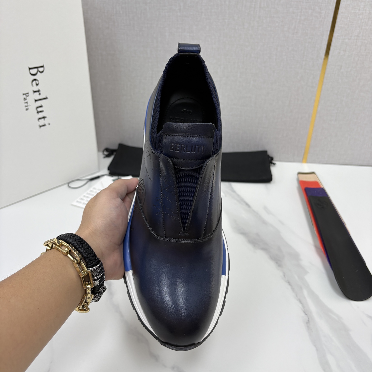 💋💍Berlut* 布鲁提 升级版可做第三代私模大底 Fast Track皮革运动鞋 官方 16700 最新款男士休 💋💍Berlut* 布鲁提 升级版可做第三代私模大底 Fast Track皮革运动鞋 官方 16700 最新款男士休
