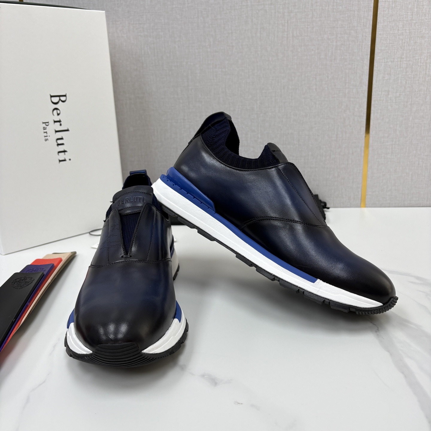 💋💍Berlut* 布鲁提 升级版可做第三代私模大底 Fast Track皮革运动鞋 官方 16700 最新款男士休 💋💍Berlut* 布鲁提 升级版可做第三代私模大底 Fast Track皮革运动鞋 官方 16700 最新款男士休