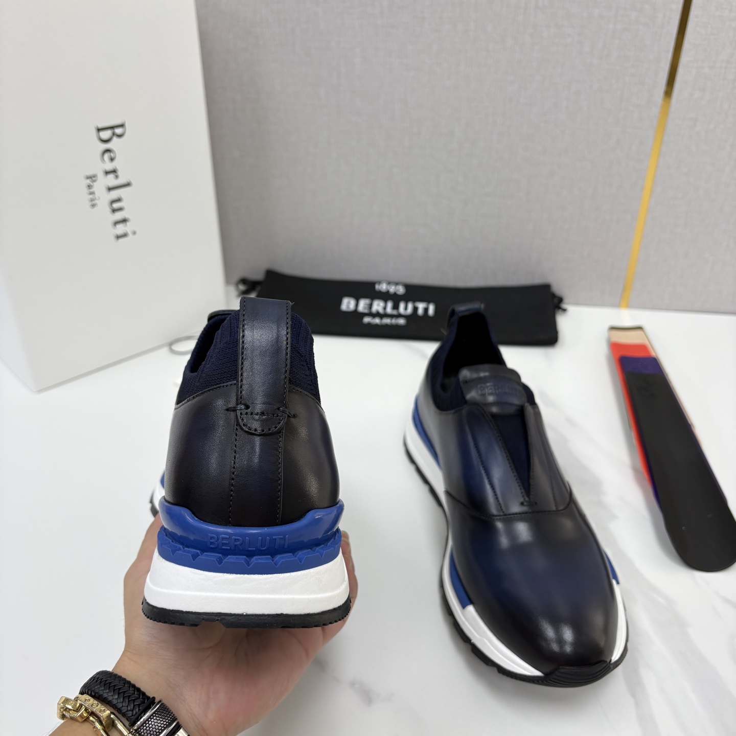 💋💍Berlut* 布鲁提 升级版可做第三代私模大底 Fast Track皮革运动鞋 官方 16700 最新款男士休 💋💍Berlut* 布鲁提 升级版可做第三代私模大底 Fast Track皮革运动鞋 官方 16700 最新款男士休