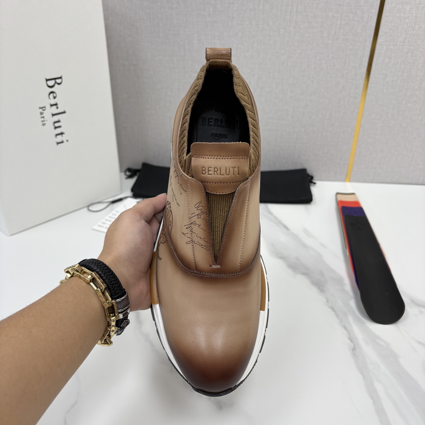 💋💍Berlut* 布鲁提 升级版可做第三代私模大底 Fast Track皮革运动鞋 官方 16700 最新款男士休 💋💍Berlut* 布鲁提 升级版可做第三代私模大底 Fast Track皮革运动鞋 官方 16700 最新款男士休