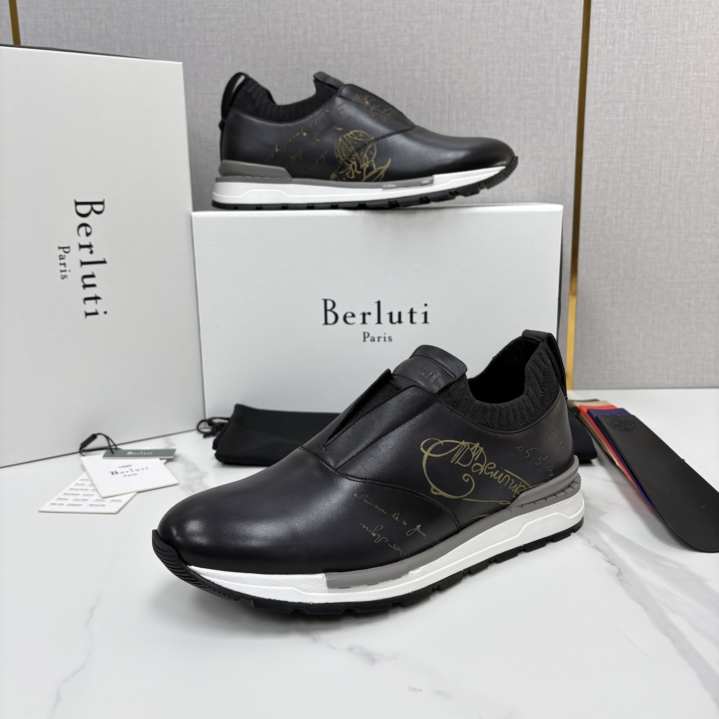 💋💍Berlut* 布鲁提 升级版第四代私模大底 Fast Track皮革运动鞋 官方 16700 最新款男士休闲飞 💋💍Berlut* 布鲁提 升级版第四代私模大底 Fast Track皮革运动鞋 官方 16700 最新款男士休闲飞