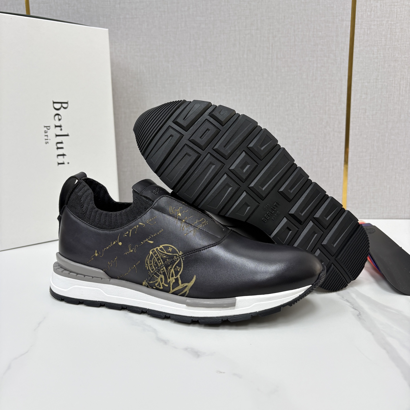 💋💍Berlut* 布鲁提 升级版第四代私模大底 Fast Track皮革运动鞋 官方 16700 最新款男士休闲飞 💋💍Berlut* 布鲁提 升级版第四代私模大底 Fast Track皮革运动鞋 官方 16700 最新款男士休闲飞