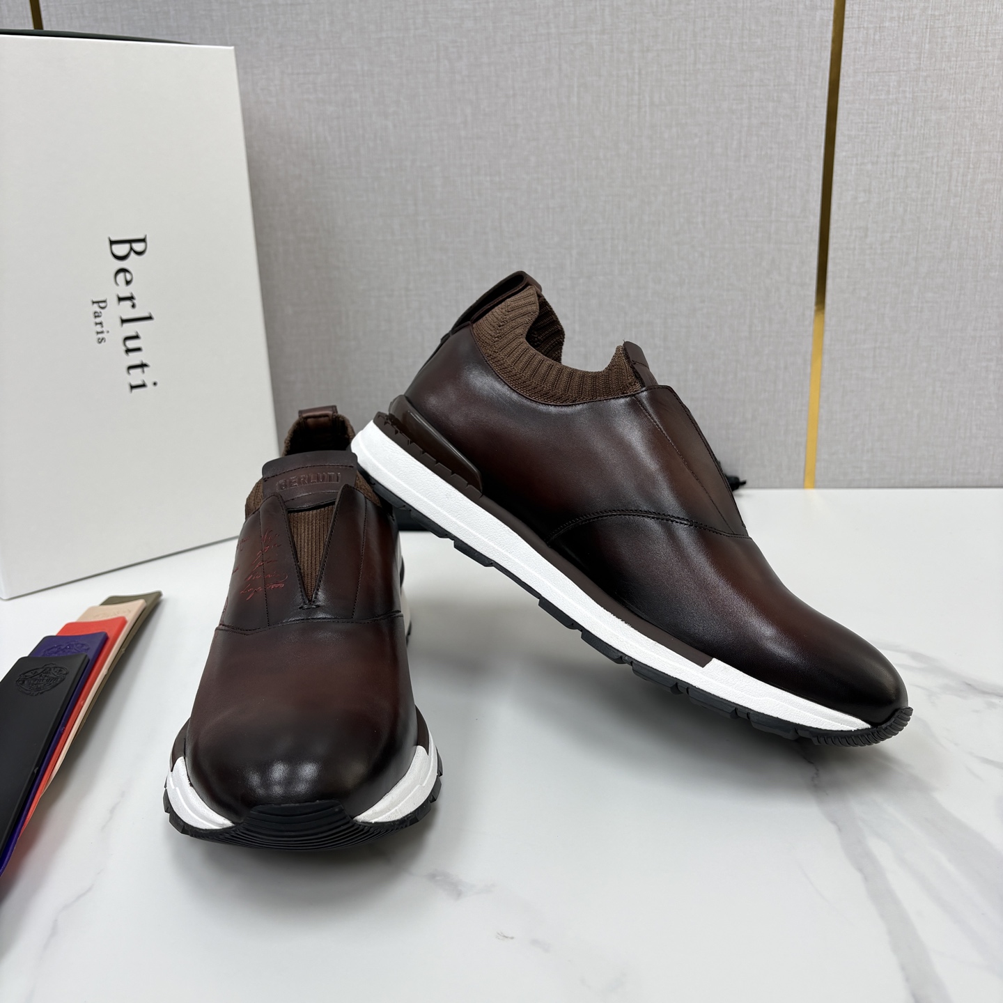 💋💍Berlut* 布鲁提 升级版第四代私模大底 Fast Track皮革运动鞋 官方 16700 最新款男士休闲飞 💋💍Berlut* 布鲁提 升级版第四代私模大底 Fast Track皮革运动鞋 官方 16700 最新款男士休闲飞