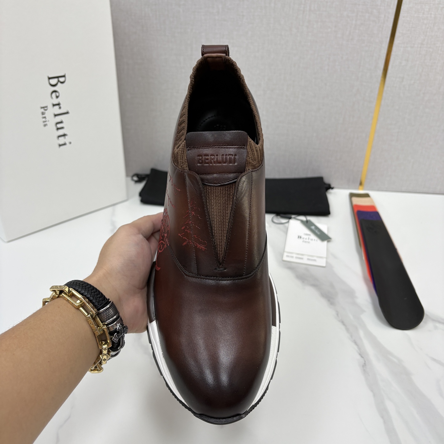 💋💍Berlut* 布鲁提 升级版第四代私模大底 Fast Track皮革运动鞋 官方 16700 最新款男士休闲飞 💋💍Berlut* 布鲁提 升级版第四代私模大底 Fast Track皮革运动鞋 官方 16700 最新款男士休闲飞