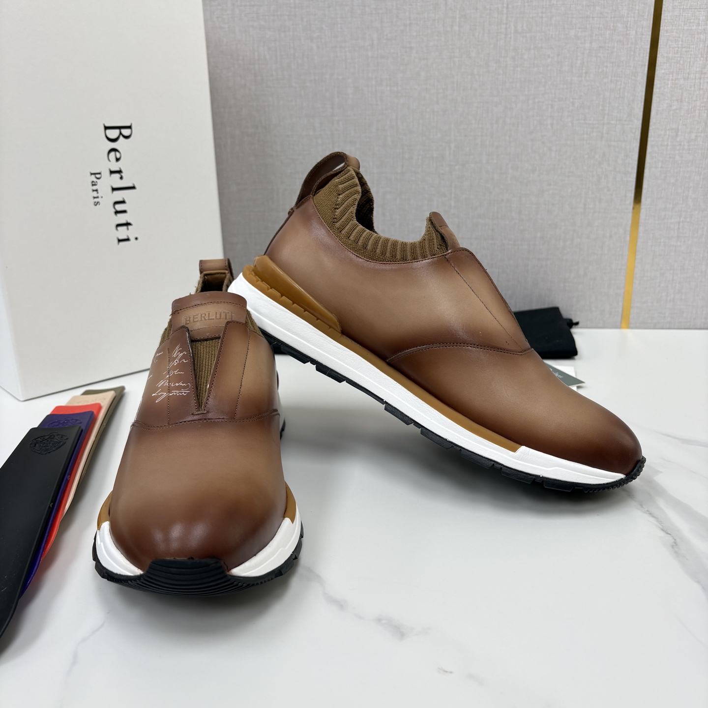 💋💍Berlut* 布鲁提 升级版第四代私模大底 Fast Track皮革运动鞋 官方 16700 最新款男士休闲飞 💋💍Berlut* 布鲁提 升级版第四代私模大底 Fast Track皮革运动鞋 官方 16700 最新款男士休闲飞