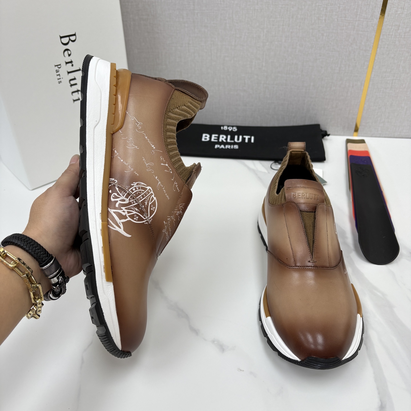 💋💍Berlut* 布鲁提 升级版第四代私模大底 Fast Track皮革运动鞋 官方 16700 最新款男士休闲飞 💋💍Berlut* 布鲁提 升级版第四代私模大底 Fast Track皮革运动鞋 官方 16700 最新款男士休闲飞