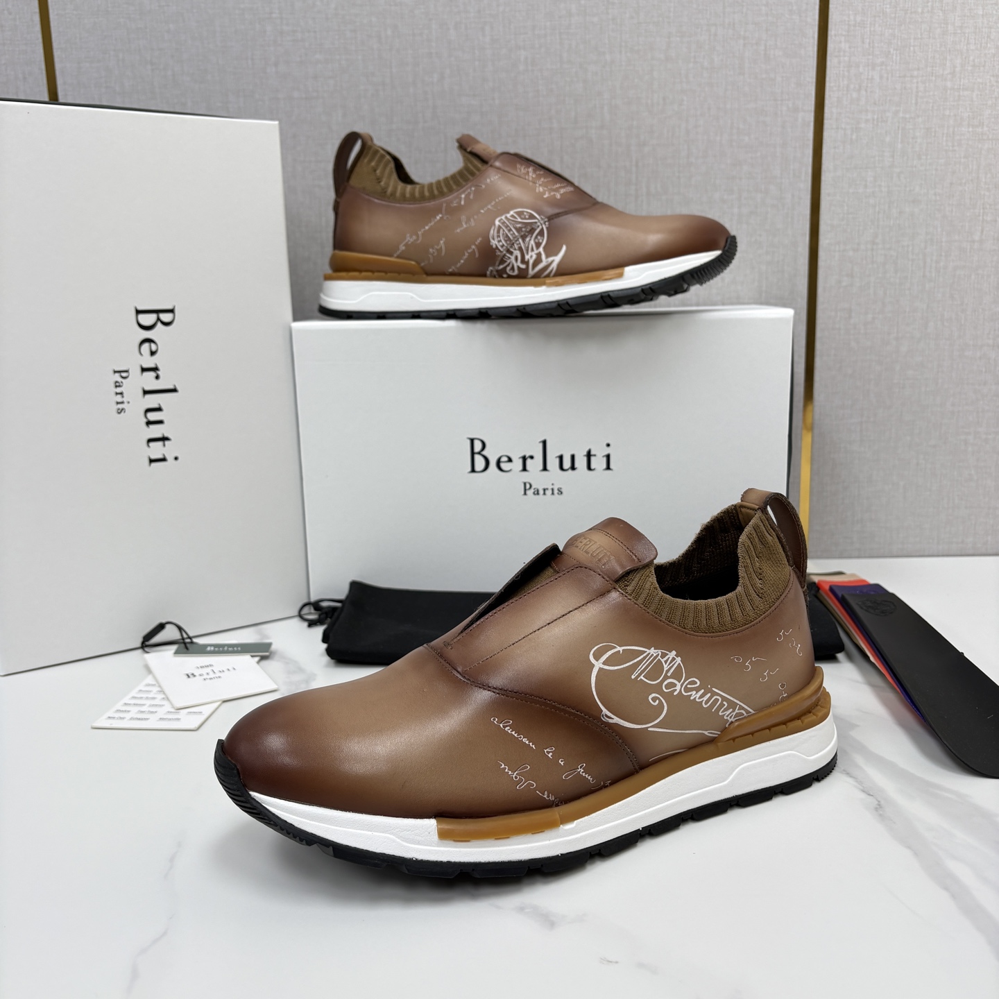 💋💍Berlut* 布鲁提 升级版第四代私模大底 Fast Track皮革运动鞋 官方 16700 最新款男士休闲飞 💋💍Berlut* 布鲁提 升级版第四代私模大底 Fast Track皮革运动鞋 官方 16700 最新款男士休闲飞