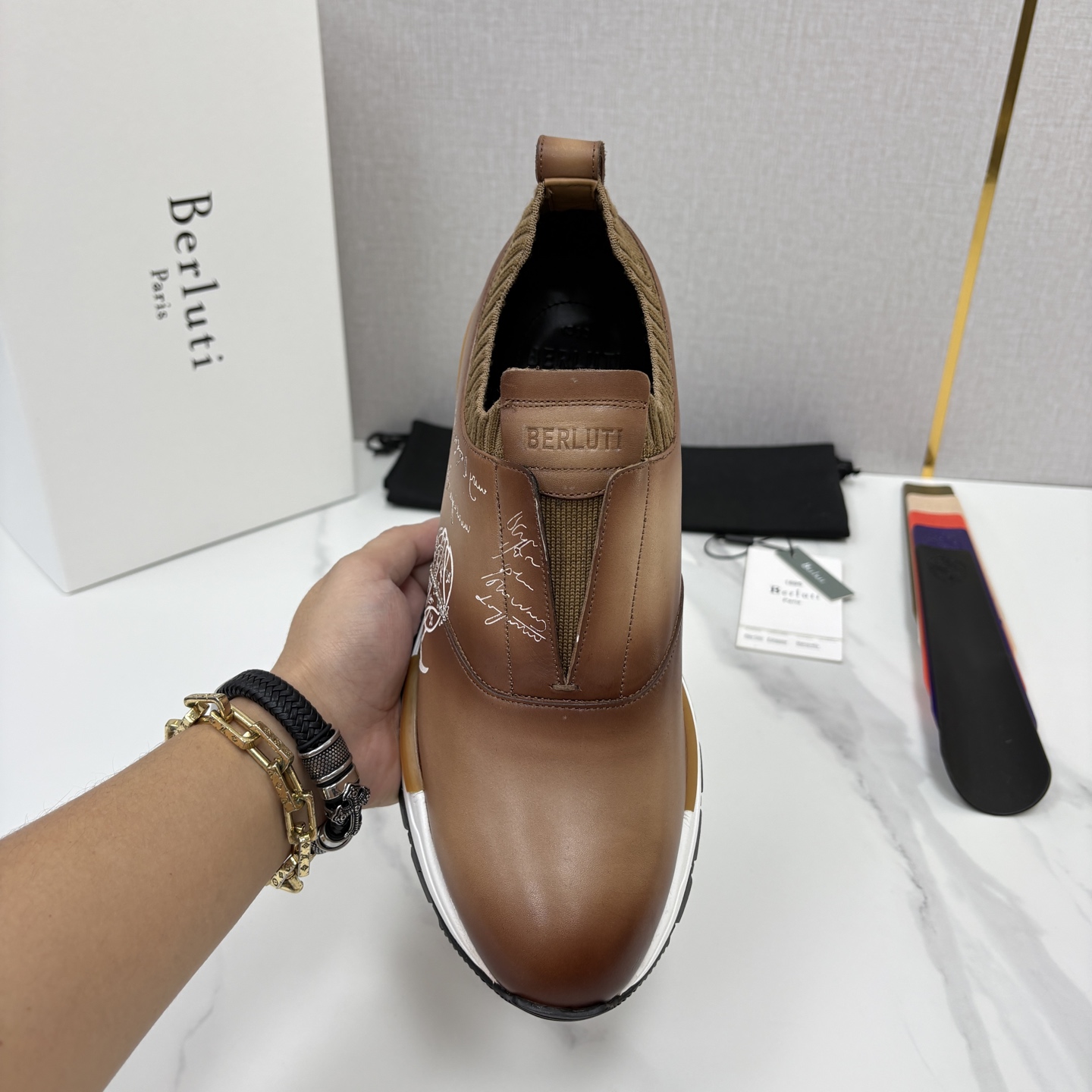 💋💍Berlut* 布鲁提 升级版第四代私模大底 Fast Track皮革运动鞋 官方 16700 最新款男士休闲飞 💋💍Berlut* 布鲁提 升级版第四代私模大底 Fast Track皮革运动鞋 官方 16700 最新款男士休闲飞
