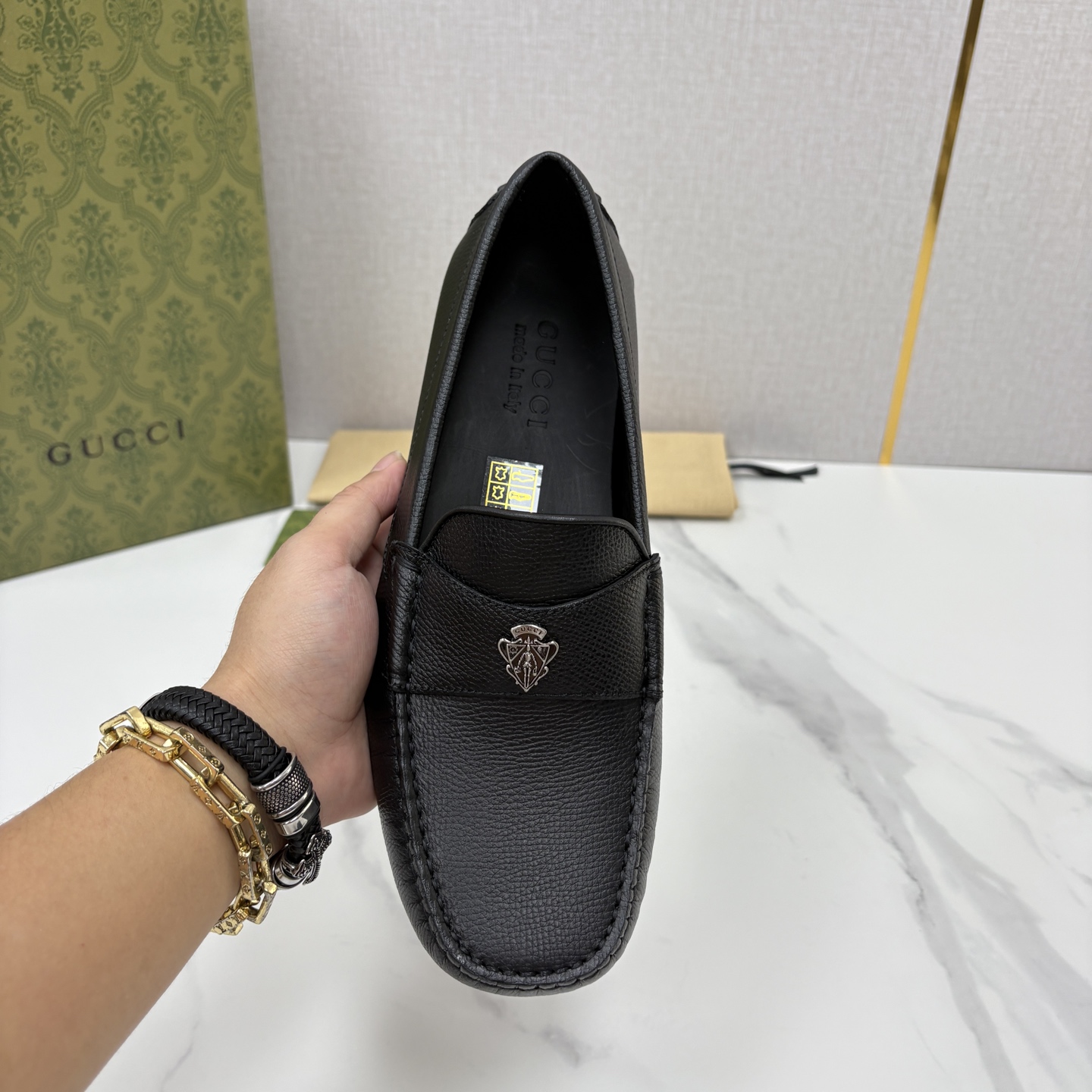 💋💍 G家 代购版 官网同步发售 GUCC* 古~驰 饰马衔扣男士驾车鞋 官方 7,300 经典款式豆豆鞋 💋💍 G家 代购版 官网同步发售 GUCC* 古~驰 饰马衔扣男士驾车鞋 官方 7,300 经典款式豆豆鞋