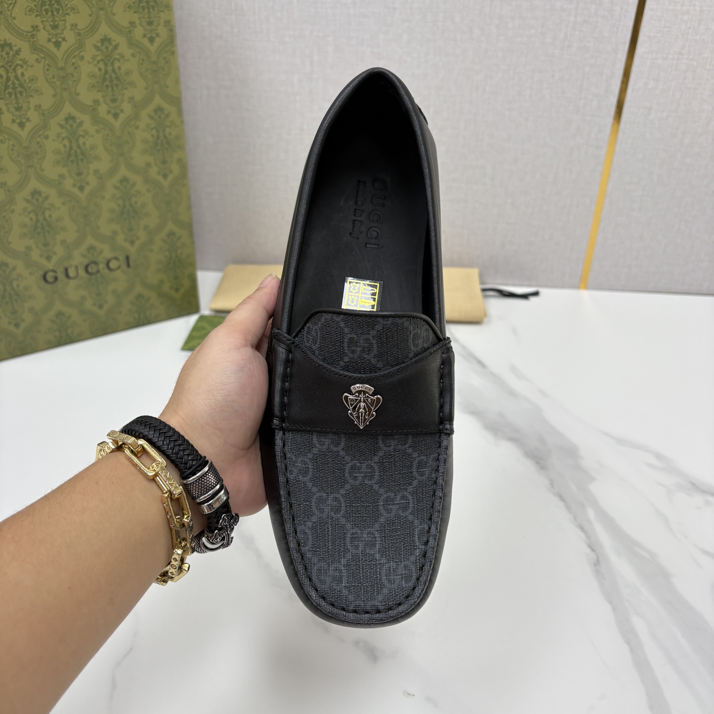💋💍 G家 代购版 官网同步发售 GUCC* 古~驰 饰马衔扣男士驾车鞋 官方 7,300 经典款式豆豆鞋 💋💍 G家 代购版 官网同步发售 GUCC* 古~驰 饰马衔扣男士驾车鞋 官方 7,300 经典款式豆豆鞋