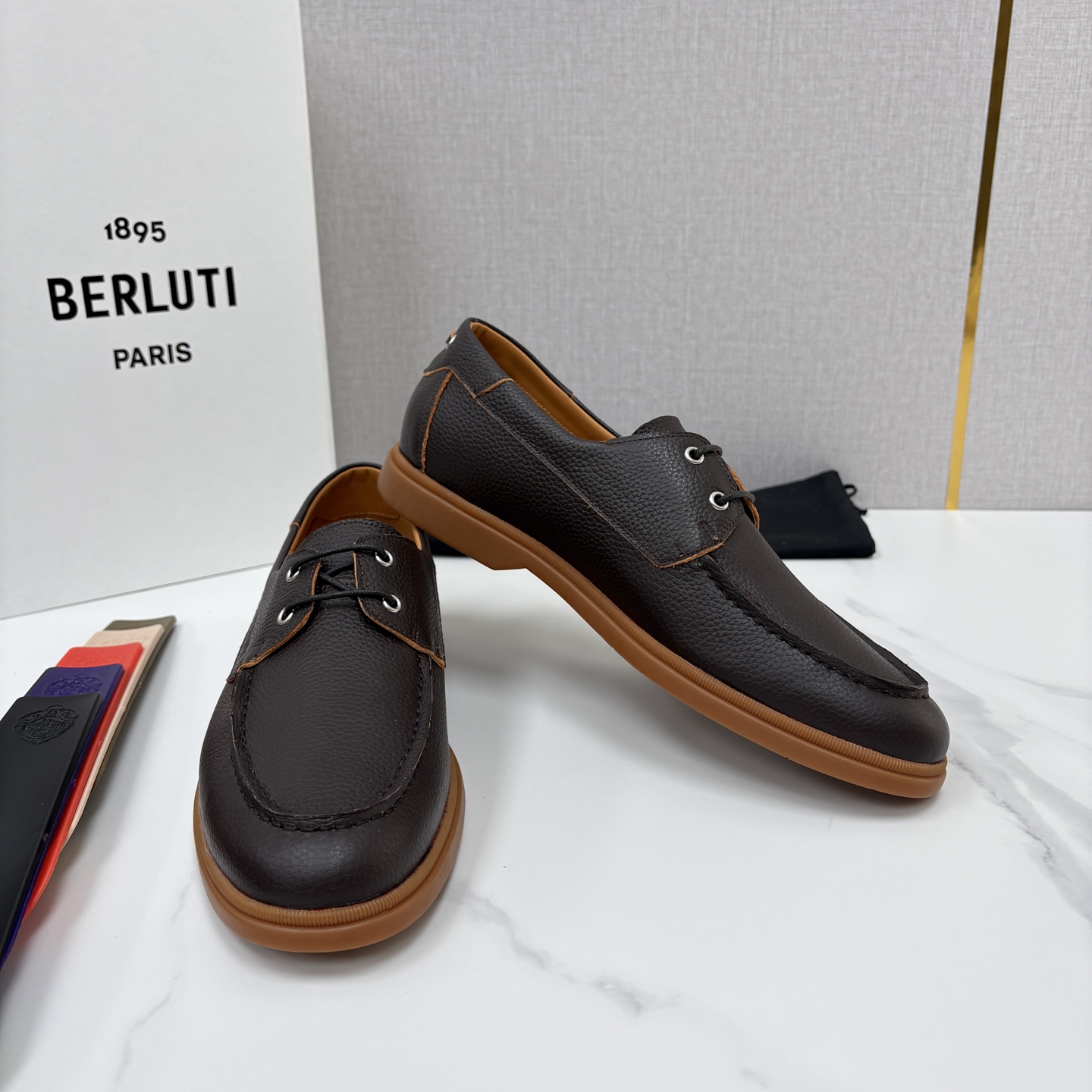 💋💍Berlut* 布鲁提 休闲系带乐福船鞋 绅士日常的轻奢之选 甄选细腻鹿皮🫎🫎打造,皮面肌理饱满柔和, 💋💍Berlut* 布鲁提 休闲系带乐福船鞋 绅士日常的轻奢之选 甄选细腻鹿皮🫎🫎打造,皮面肌理饱满柔和,