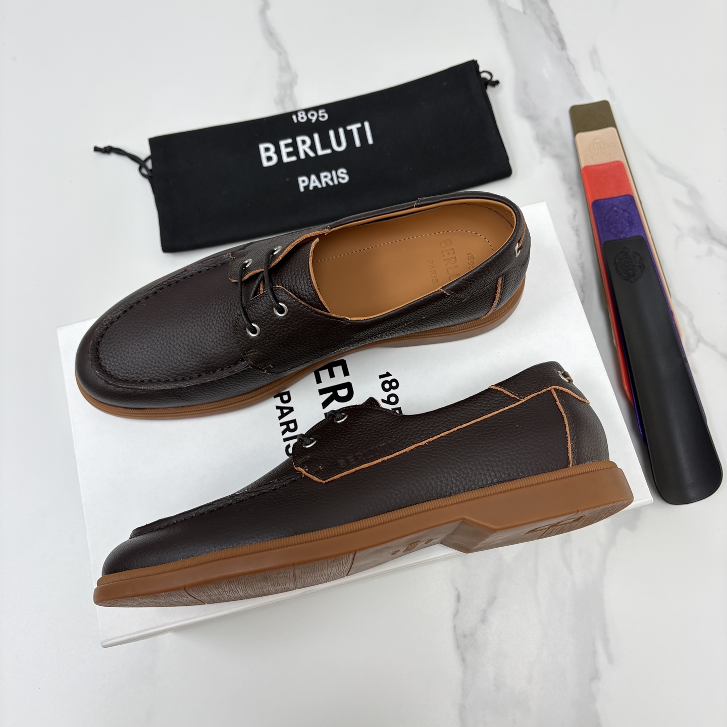 💋💍Berlut* 布鲁提 休闲系带乐福船鞋 绅士日常的轻奢之选 甄选细腻鹿皮🫎🫎打造,皮面肌理饱满柔和, 💋💍Berlut* 布鲁提 休闲系带乐福船鞋 绅士日常的轻奢之选 甄选细腻鹿皮🫎🫎打造,皮面肌理饱满柔和,