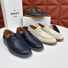 💋💍Berlut* 布鲁提 休闲系带乐福船鞋 绅士日常的轻奢之选 甄选细腻鹿皮🫎🫎打造,皮面肌理饱满柔和, 💋💍Berlut* 布鲁提 休闲系带乐福船鞋 绅士日常的轻奢之选 甄选细腻鹿皮🫎🫎打造,皮面肌理饱满柔和,