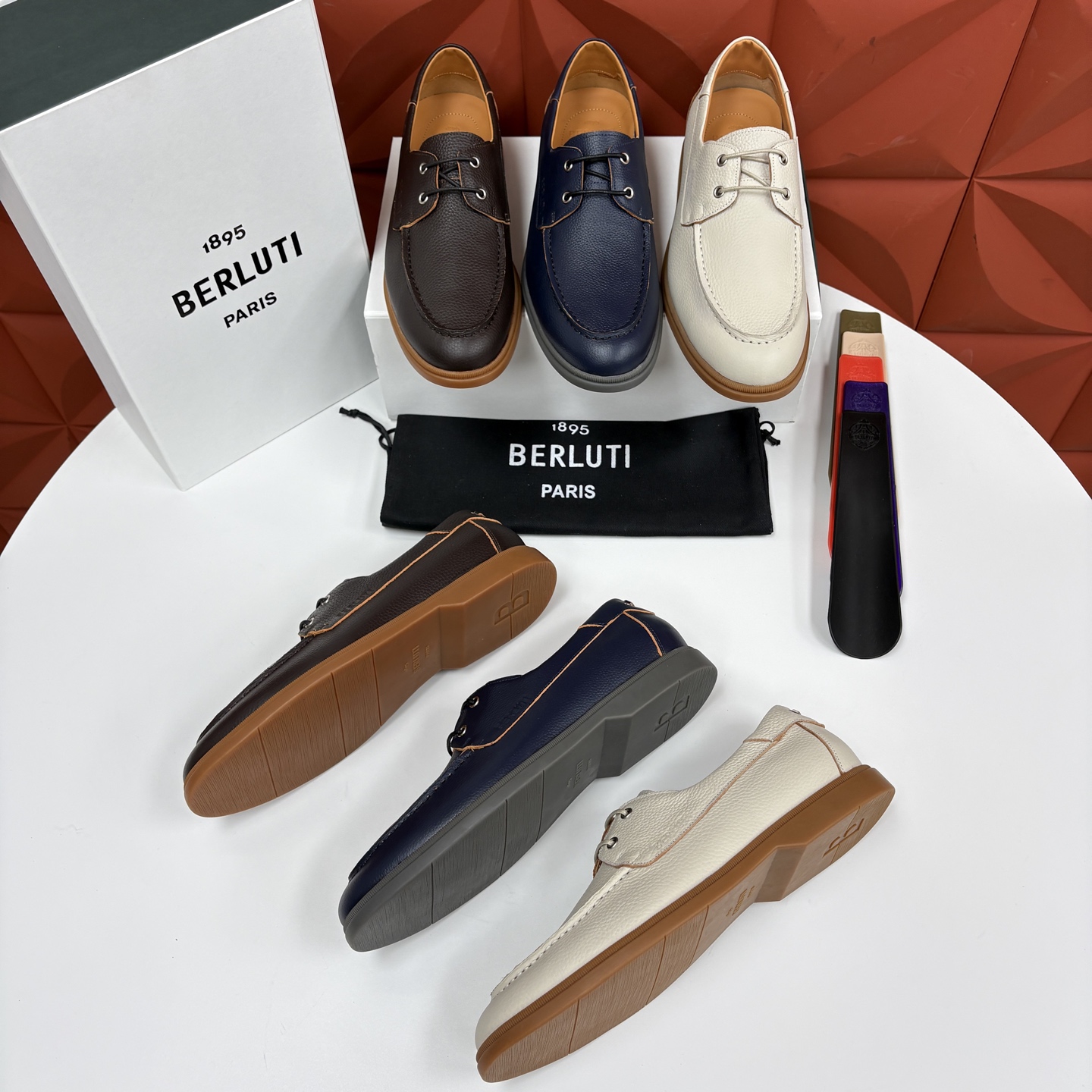 💋💍Berlut* 布鲁提 休闲系带乐福船鞋 绅士日常的轻奢之选 甄选细腻鹿皮🫎🫎打造,皮面肌理饱满柔和, 💋💍Berlut* 布鲁提 休闲系带乐福船鞋 绅士日常的轻奢之选 甄选细腻鹿皮🫎🫎打造,皮面肌理饱满柔和,