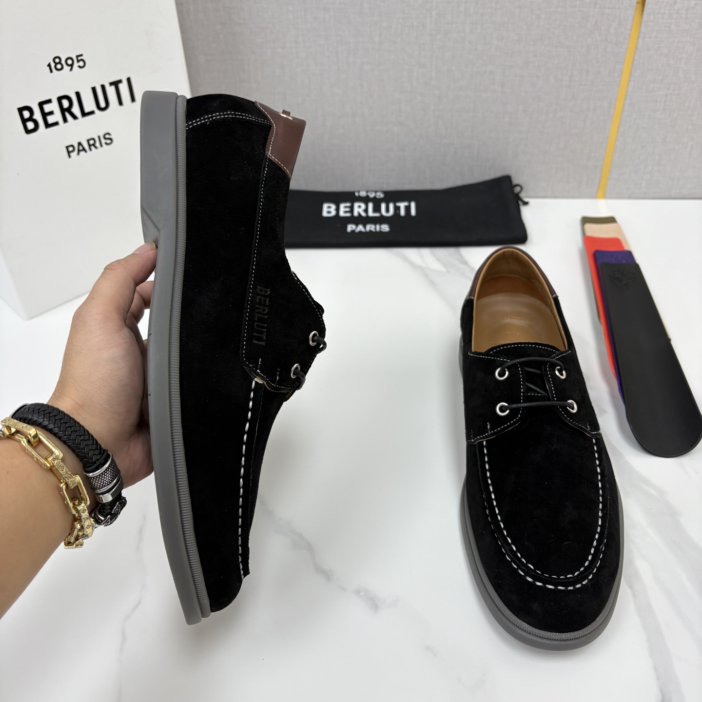 💋💍Berlut* 布鲁提 休闲系带乐福船鞋 绅士日常的轻奢之选 甄选进口细腻反毛皮打造,皮面肌理饱满柔和 💋💍Berlut* 布鲁提 休闲系带乐福船鞋 绅士日常的轻奢之选 甄选进口细腻反毛皮打造,皮面肌理饱满柔和