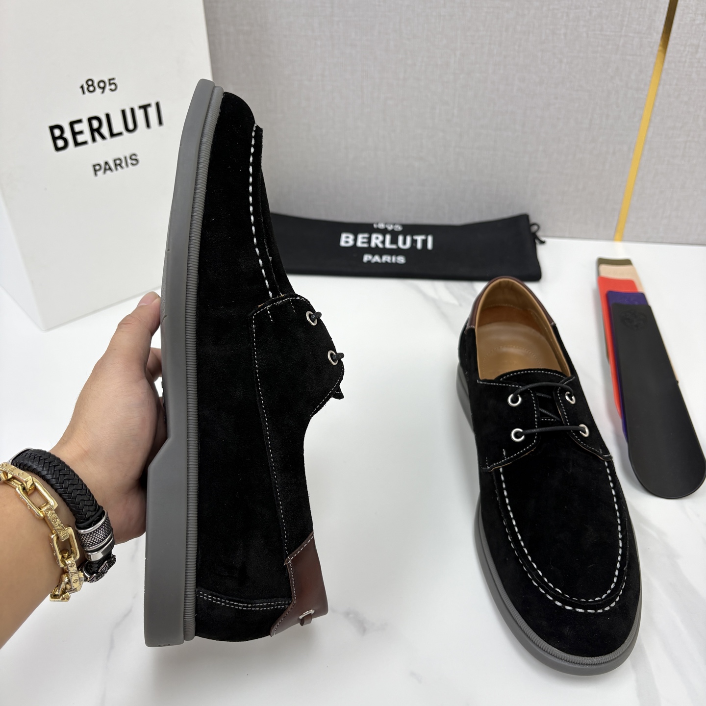 💋💍Berlut* 布鲁提 休闲系带乐福船鞋 绅士日常的轻奢之选 甄选进口细腻反毛皮打造,皮面肌理饱满柔和 💋💍Berlut* 布鲁提 休闲系带乐福船鞋 绅士日常的轻奢之选 甄选进口细腻反毛皮打造,皮面肌理饱满柔和