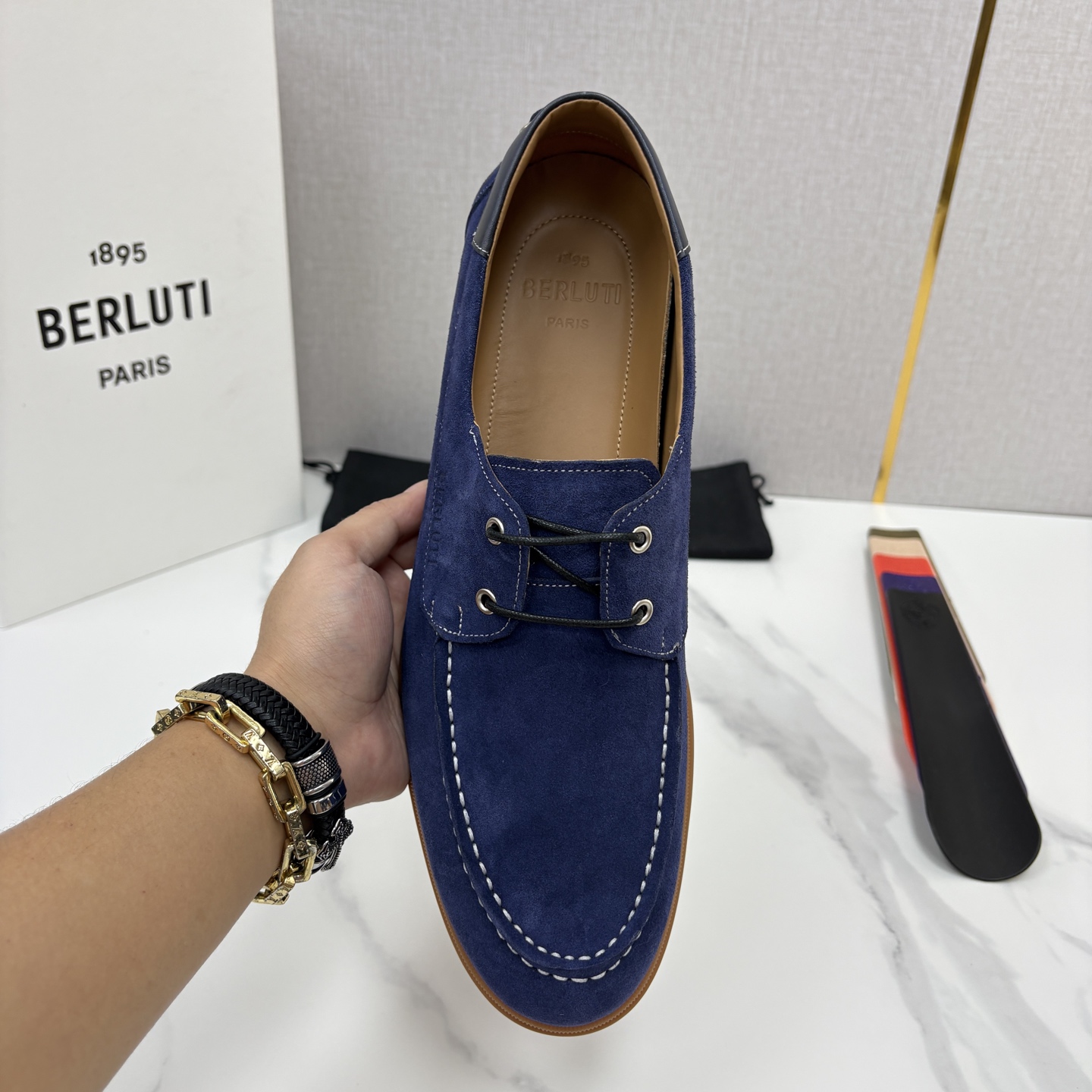 💋💍Berlut* 布鲁提 休闲系带乐福船鞋 绅士日常的轻奢之选 甄选进口细腻反毛皮打造,皮面肌理饱满柔和 💋💍Berlut* 布鲁提 休闲系带乐福船鞋 绅士日常的轻奢之选 甄选进口细腻反毛皮打造,皮面肌理饱满柔和
