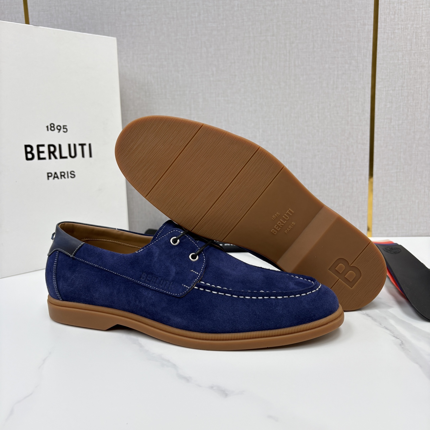 💋💍Berlut* 布鲁提 休闲系带乐福船鞋 绅士日常的轻奢之选 甄选进口细腻反毛皮打造,皮面肌理饱满柔和 💋💍Berlut* 布鲁提 休闲系带乐福船鞋 绅士日常的轻奢之选 甄选进口细腻反毛皮打造,皮面肌理饱满柔和