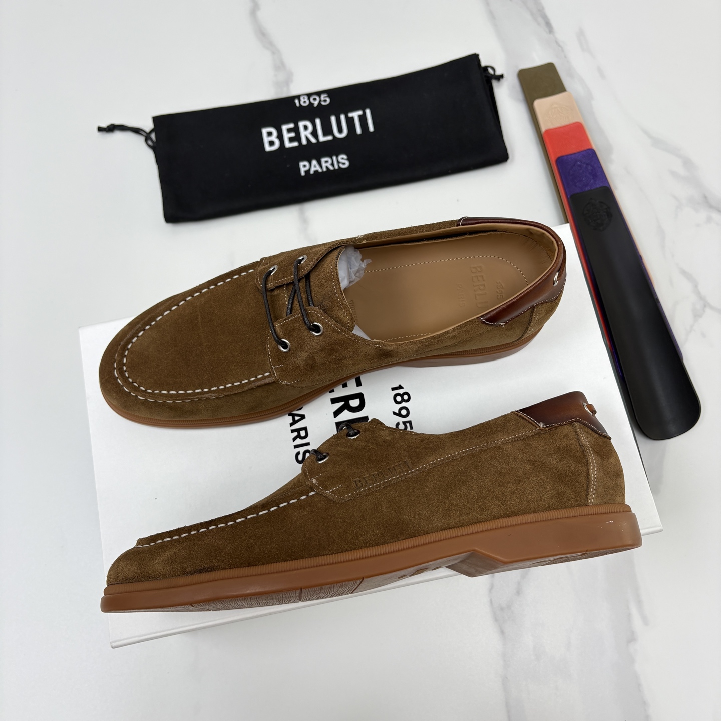 💋💍Berlut* 布鲁提 休闲系带乐福船鞋 绅士日常的轻奢之选 甄选进口细腻反毛皮打造,皮面肌理饱满柔和 💋💍Berlut* 布鲁提 休闲系带乐福船鞋 绅士日常的轻奢之选 甄选进口细腻反毛皮打造,皮面肌理饱满柔和