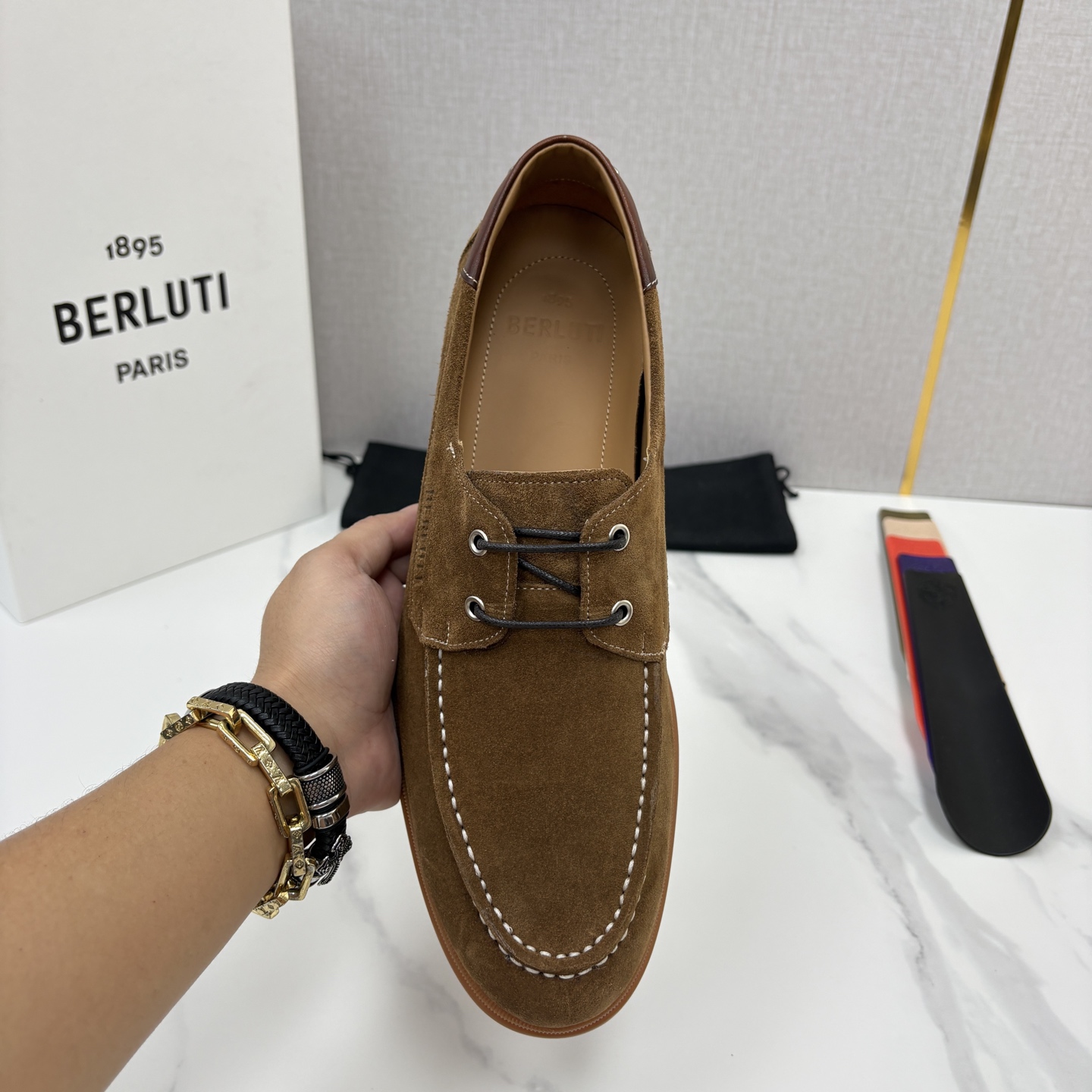 💋💍Berlut* 布鲁提 休闲系带乐福船鞋 绅士日常的轻奢之选 甄选进口细腻反毛皮打造,皮面肌理饱满柔和 💋💍Berlut* 布鲁提 休闲系带乐福船鞋 绅士日常的轻奢之选 甄选进口细腻反毛皮打造,皮面肌理饱满柔和