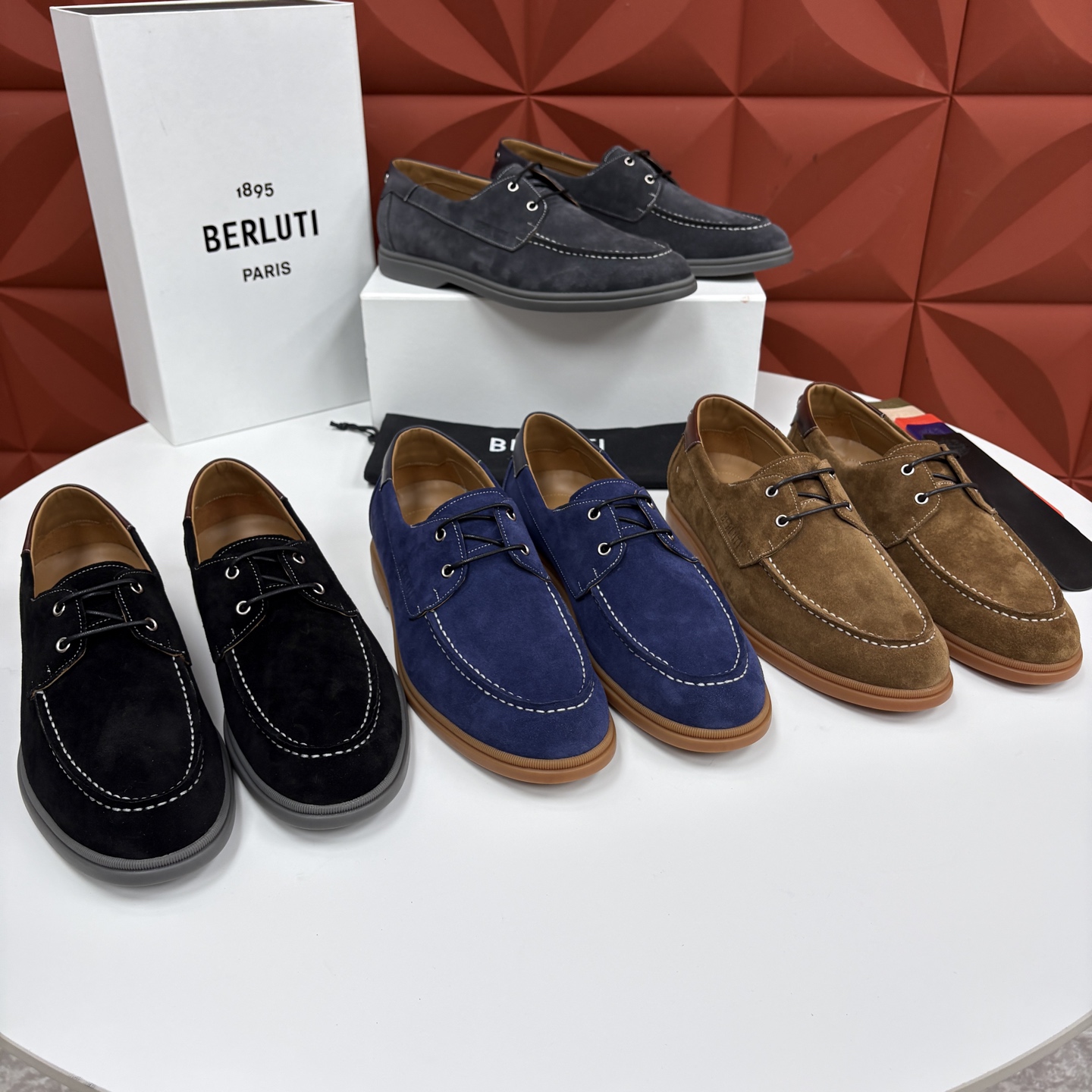 💋💍Berlut* 布鲁提 休闲系带乐福船鞋 绅士日常的轻奢之选 甄选进口细腻反毛皮打造,皮面肌理饱满柔和 💋💍Berlut* 布鲁提 休闲系带乐福船鞋 绅士日常的轻奢之选 甄选进口细腻反毛皮打造,皮面肌理饱满柔和