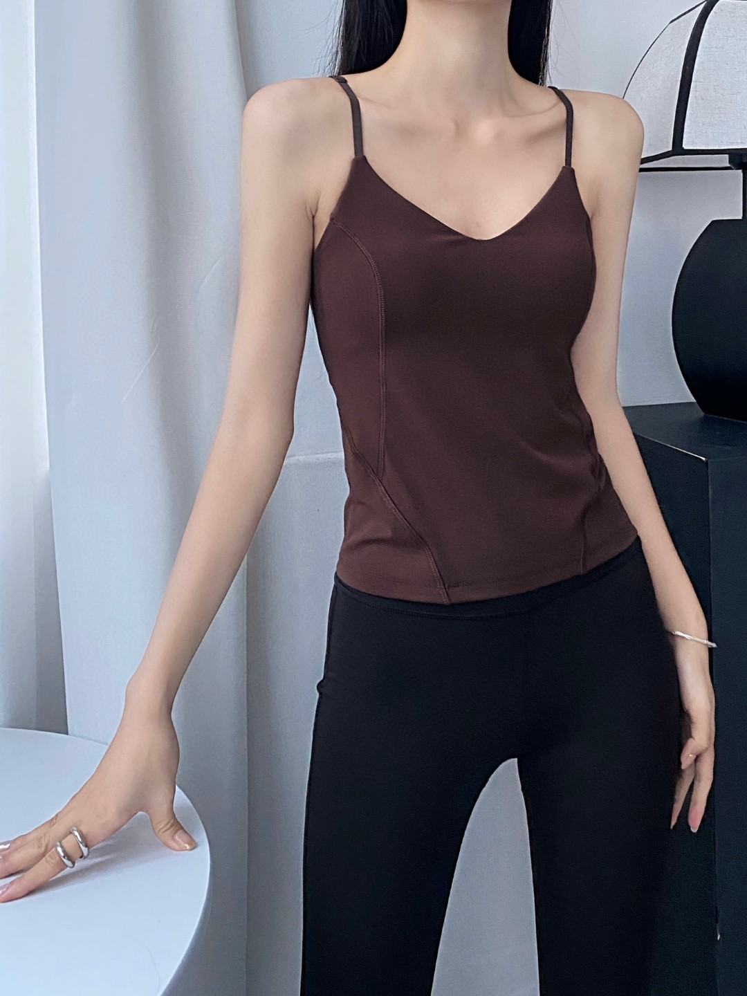 Lululemon Align tank yoga brown