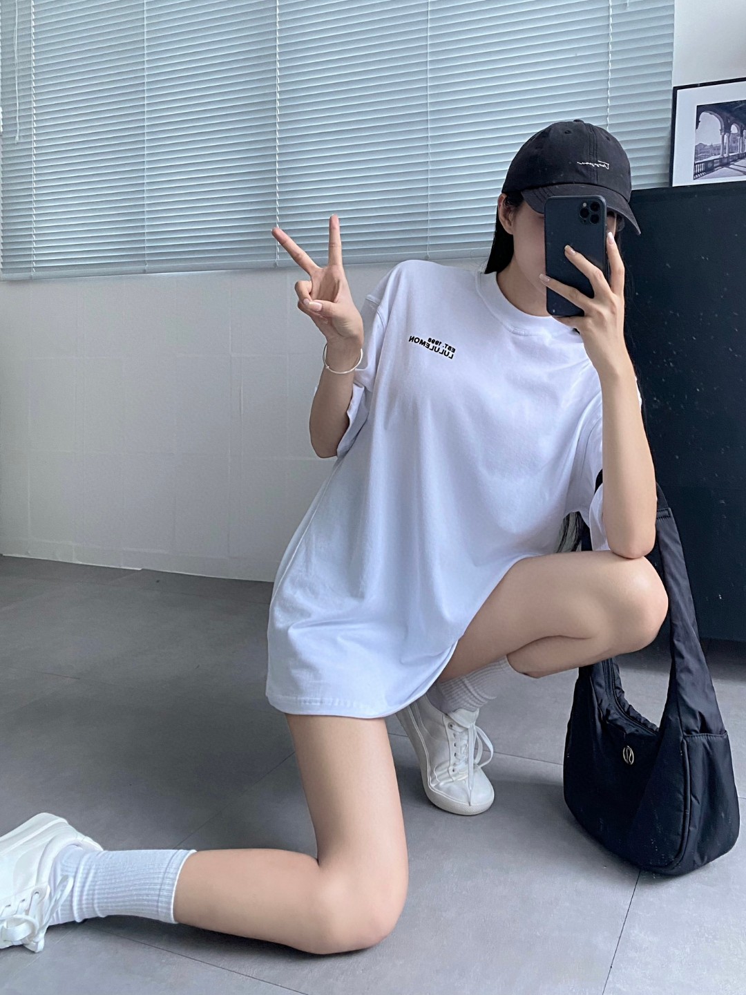 Lululemon t-shirt lounge white yoga