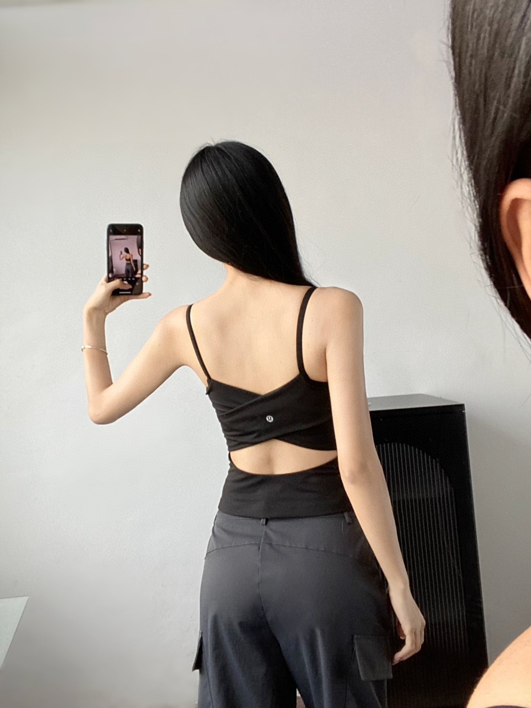 Lululemon Cross-Back Nulu tank yoga black