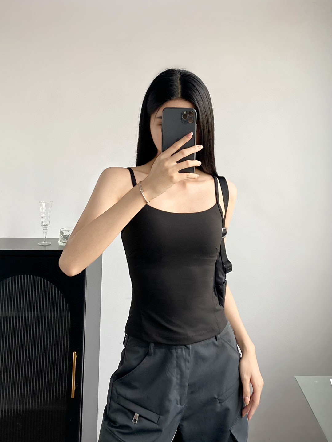 Lululemon Cross-Back Nulu tank yoga black