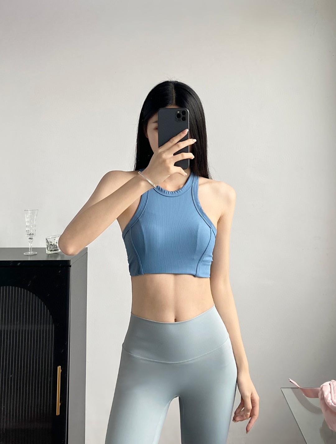 Lulu Bra lululemon Ribbed Nulu LW2DKIS yoga