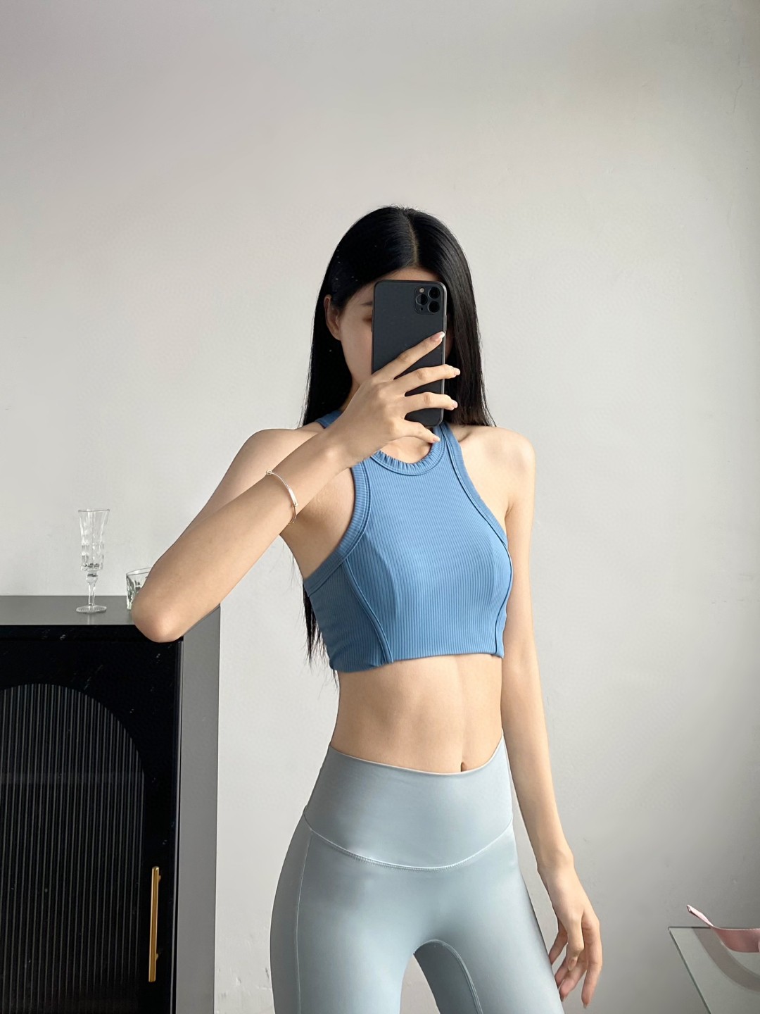 Lulu Bra lululemon Ribbed Nulu LW2DKIS yoga