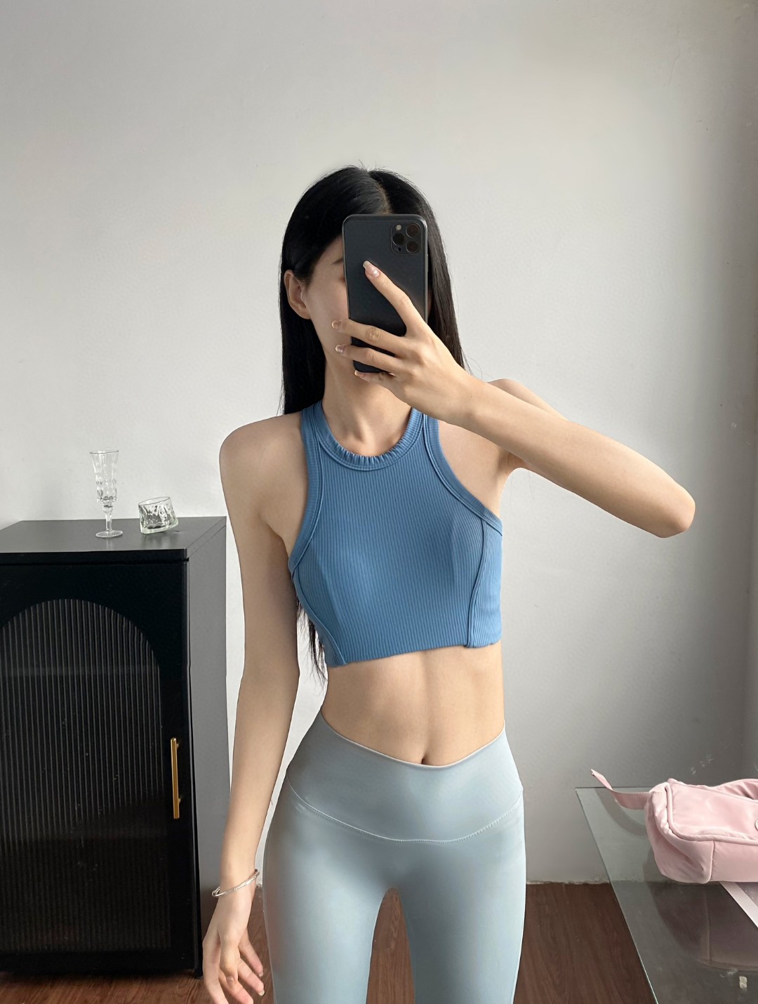Lulu Bra lululemon Ribbed Nulu LW2DKIS yoga