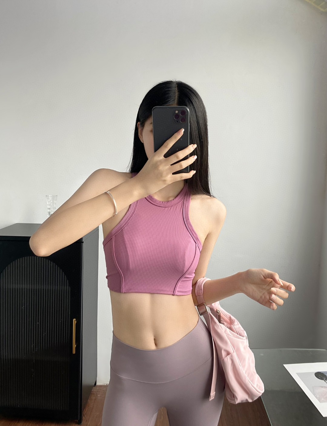 Lulu Bra lululemon Ribbed Nulu LW2DKIS yoga