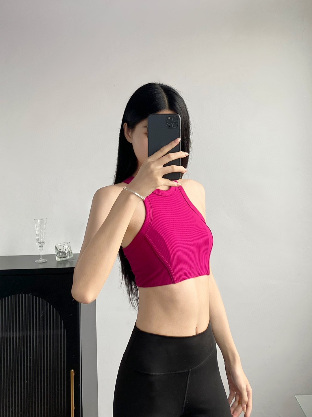 Lulu Bra lululemon Ribbed Nulu LW2DKIS yoga