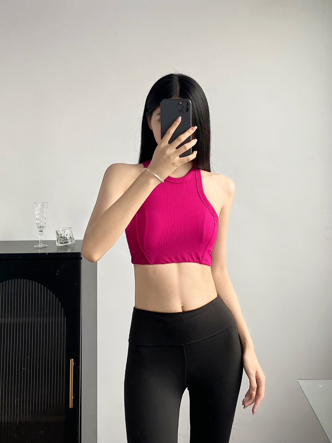 Lulu Bra lululemon Ribbed Nulu LW2DKIS yoga
