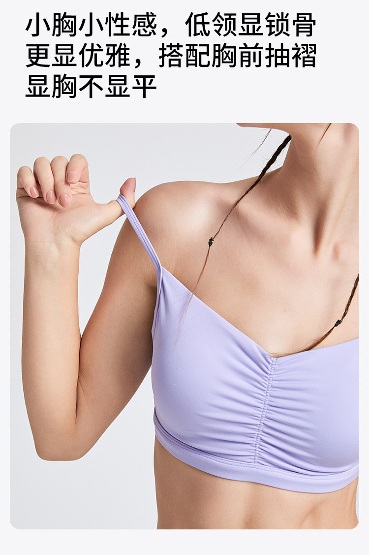 Lululemon sports bra yoga black
