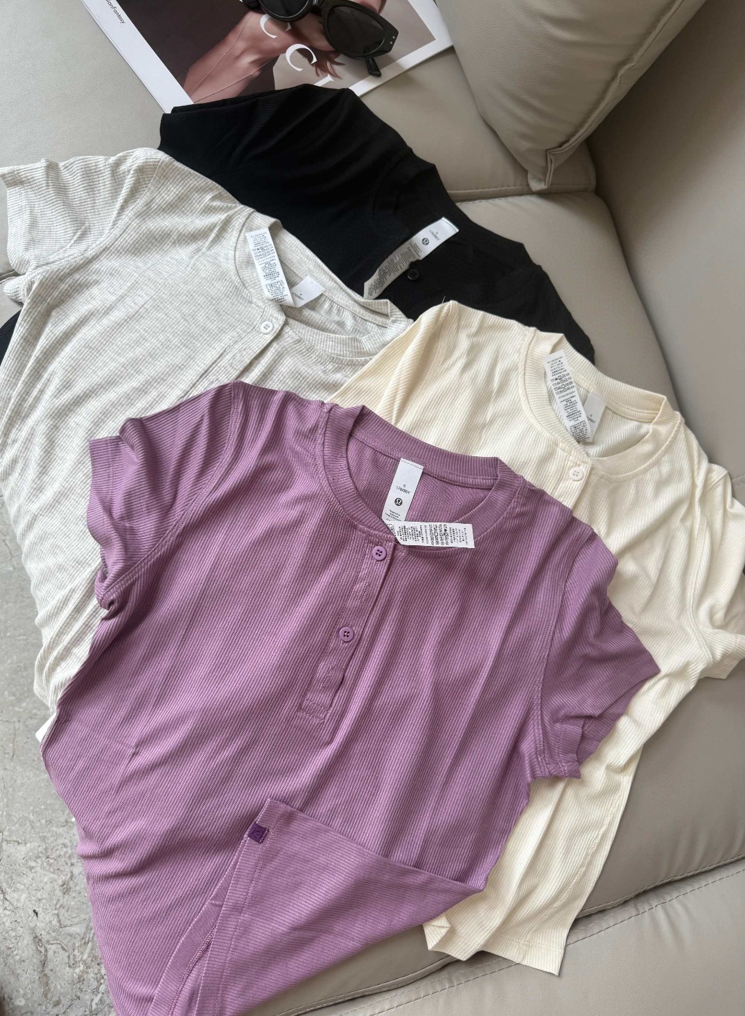 Lululemon Hold Tight t-shirt everyday lavender yoga