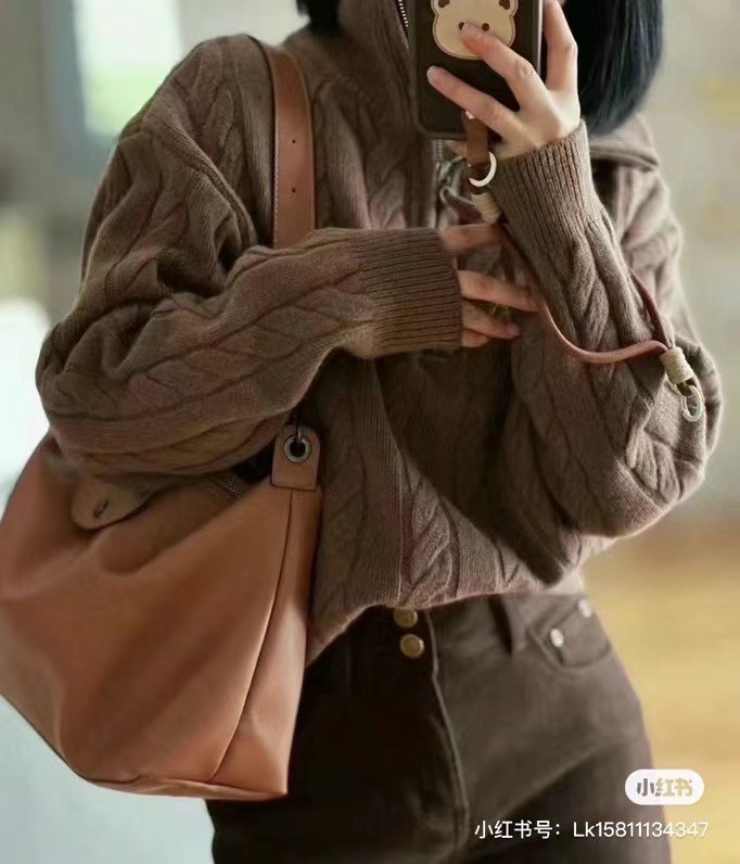 Longchamp Brown upper body reference