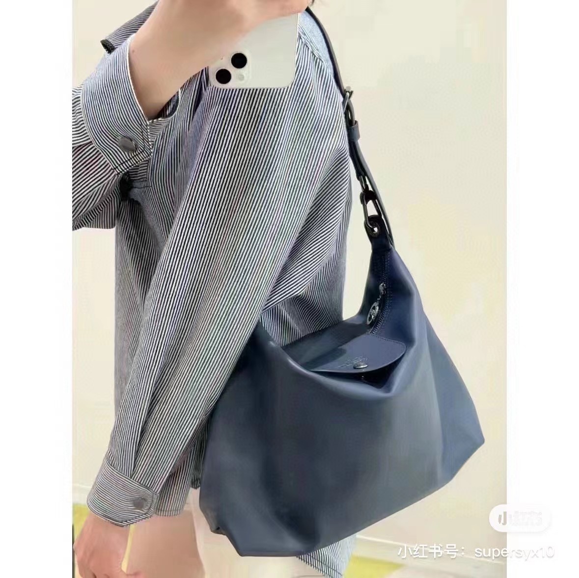 Longchamp Navy blue upper body reference