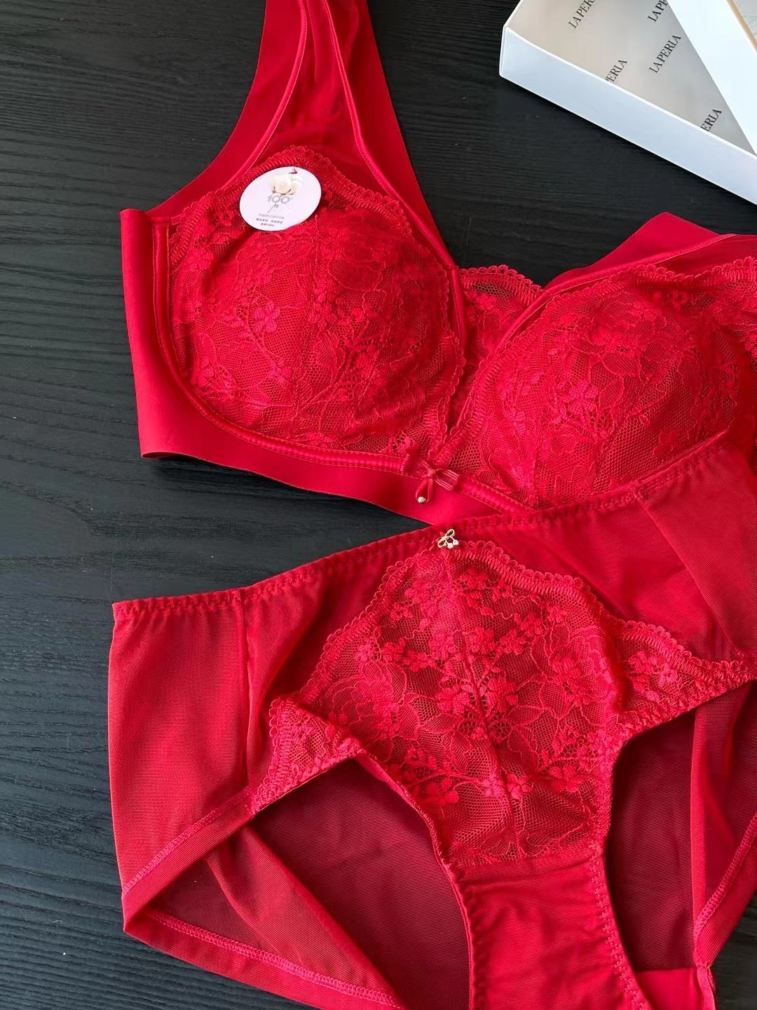 LP 2025 New Year Red Lingerie Set - Comprehensive 4
