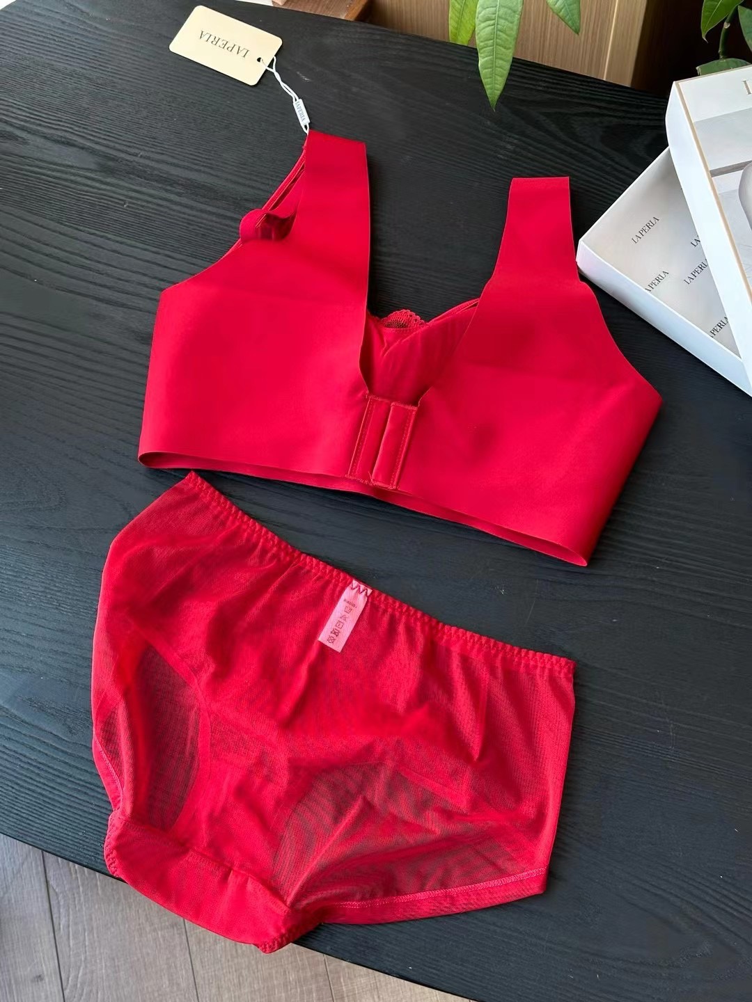 LP 2025 New Year Red Lingerie Set - Comprehensive 7