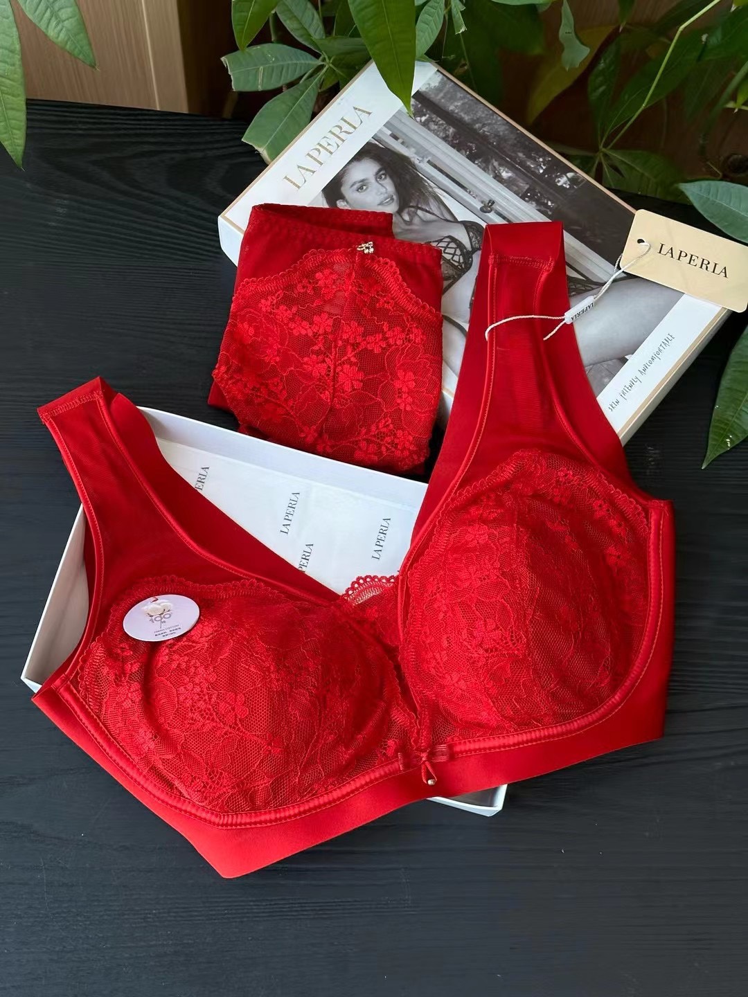 LP 2025 New Year Red Lingerie Set - Comprehensive 2
