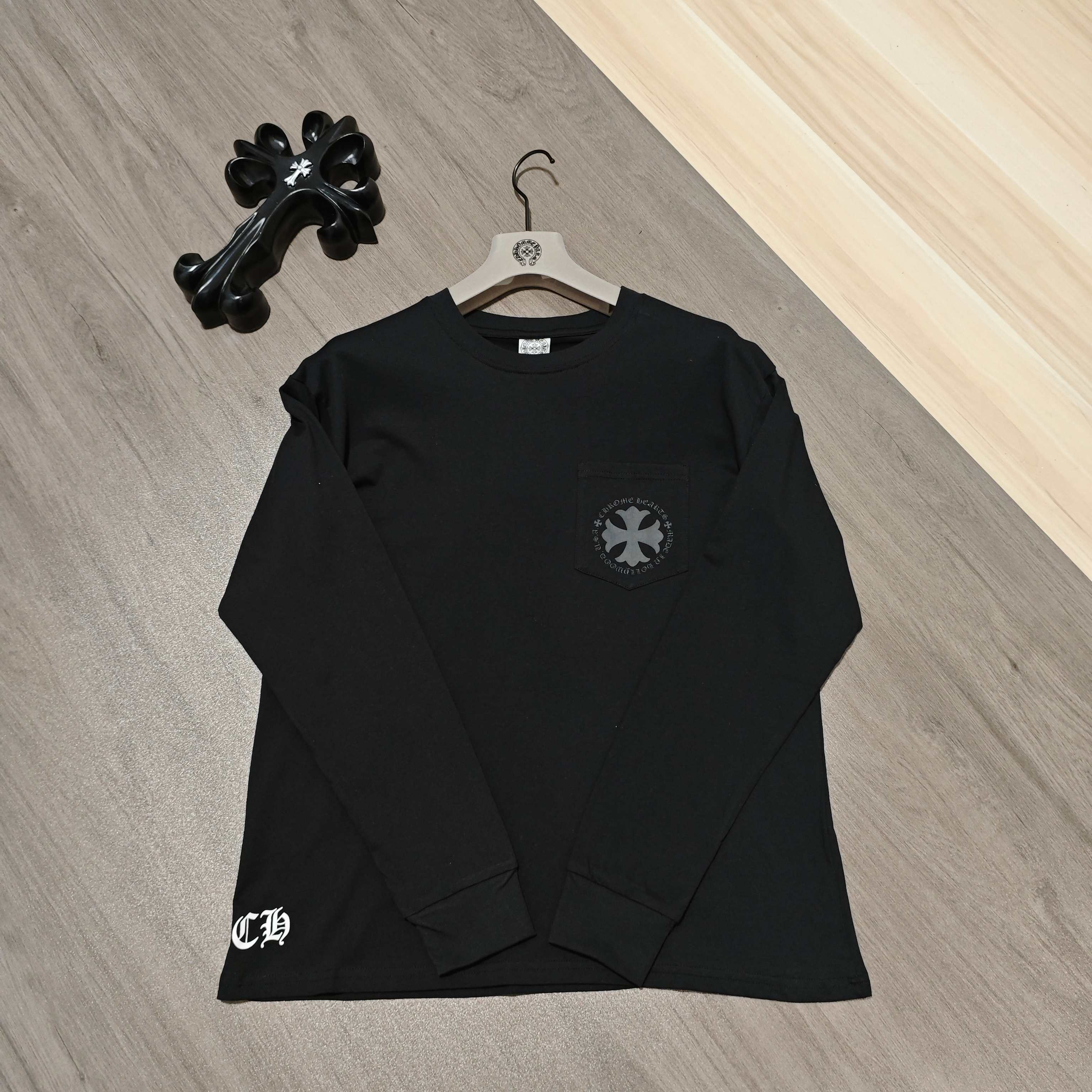 Chrome Hearts CH/Vintage 中古十字暗纹长袖