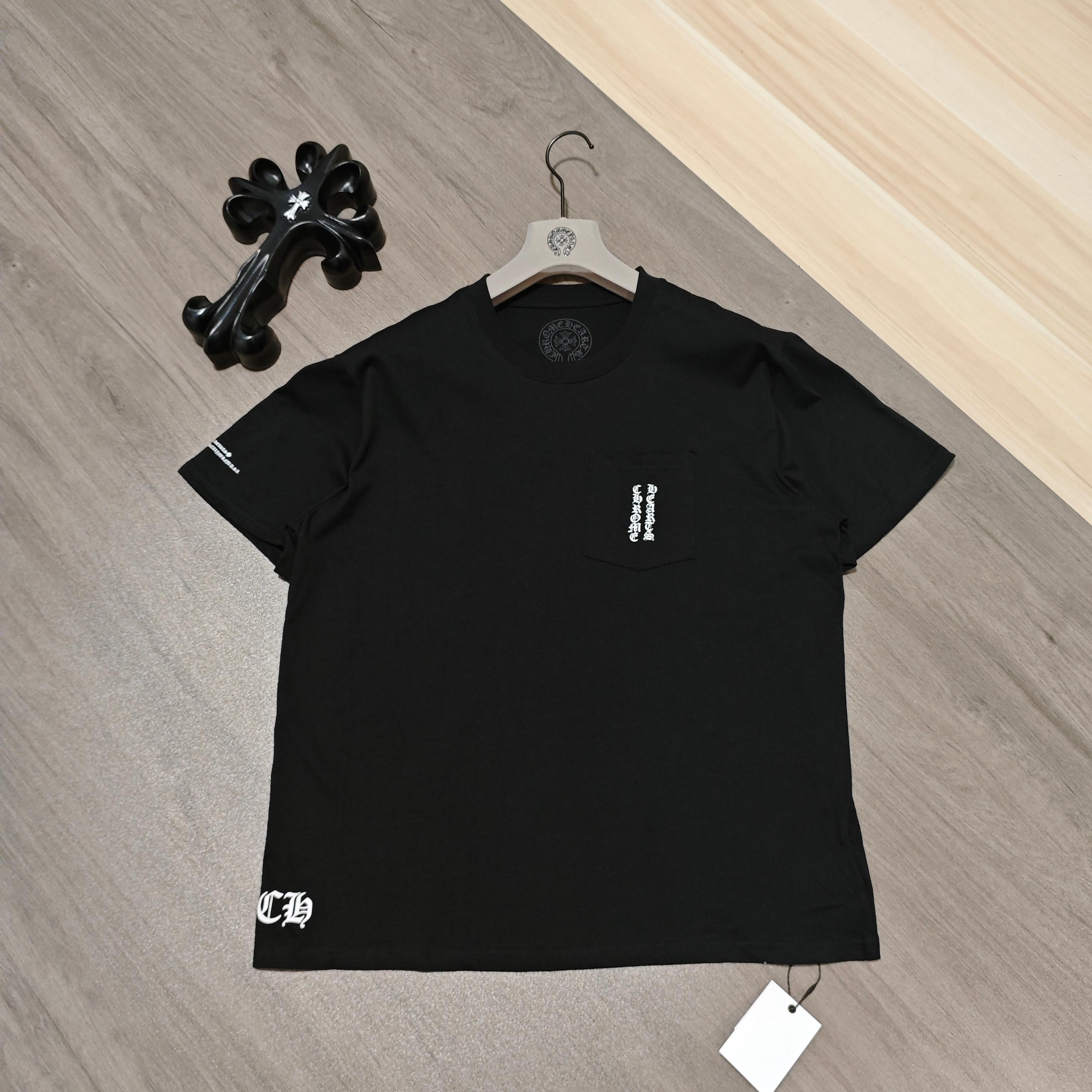 Chrome Hearts Chrome Hearts克罗心梵文大十字架短袖