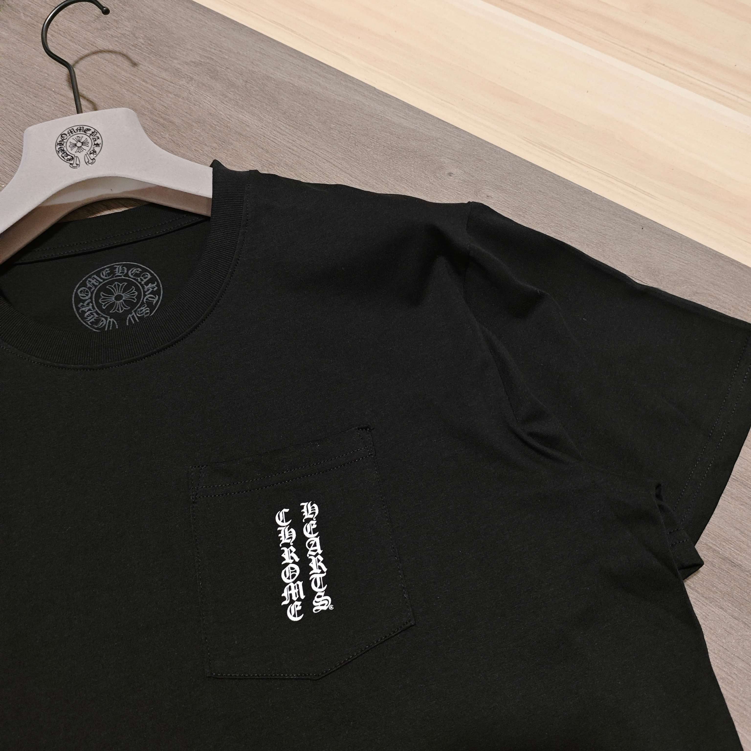 Chrome Hearts Chrome Hearts克罗心梵文大十字架短袖