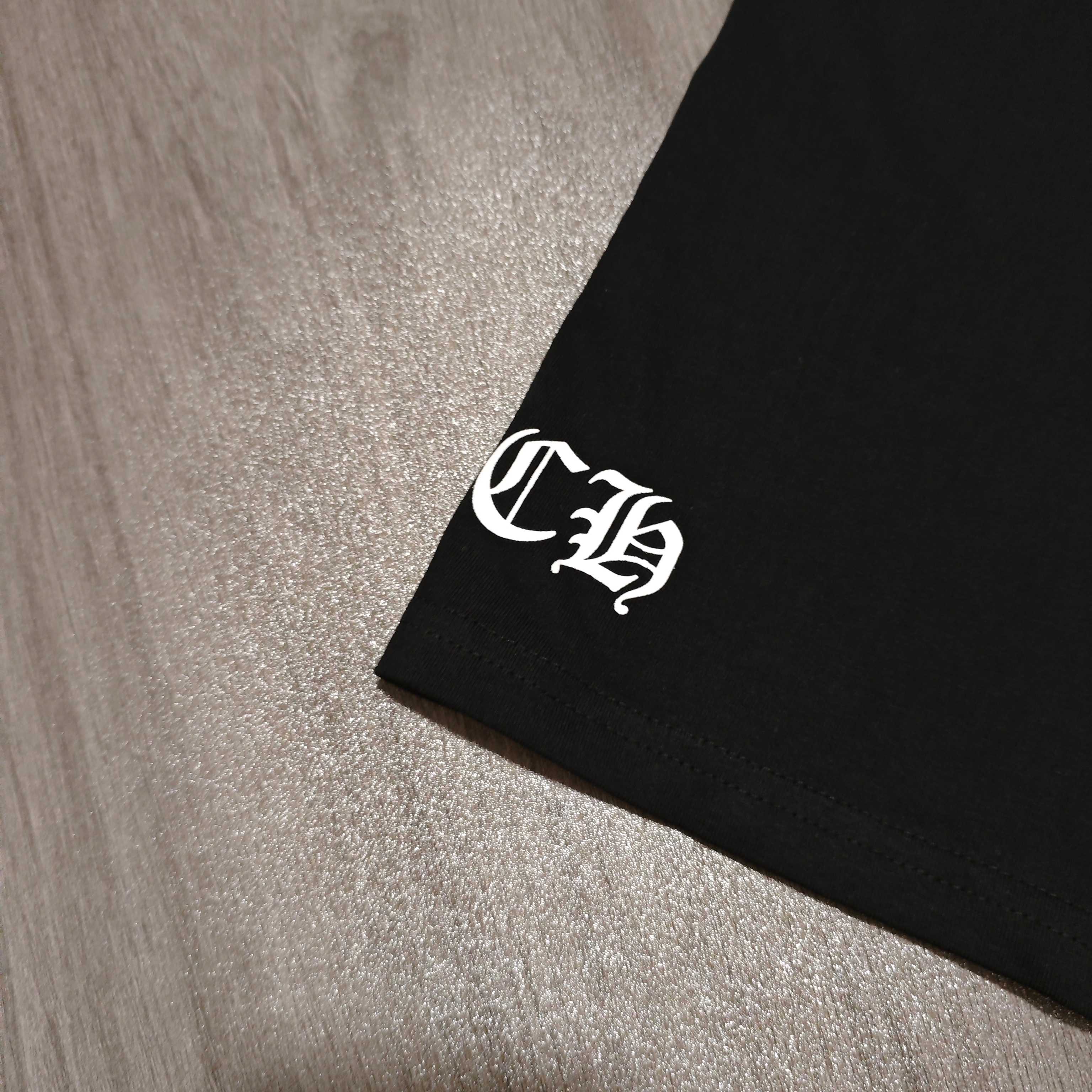 Chrome Hearts Chrome Hearts克罗心梵文大十字架短袖
